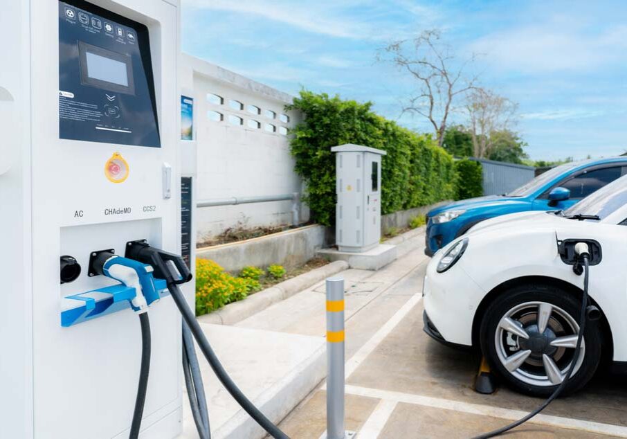 EV charger in commercial property