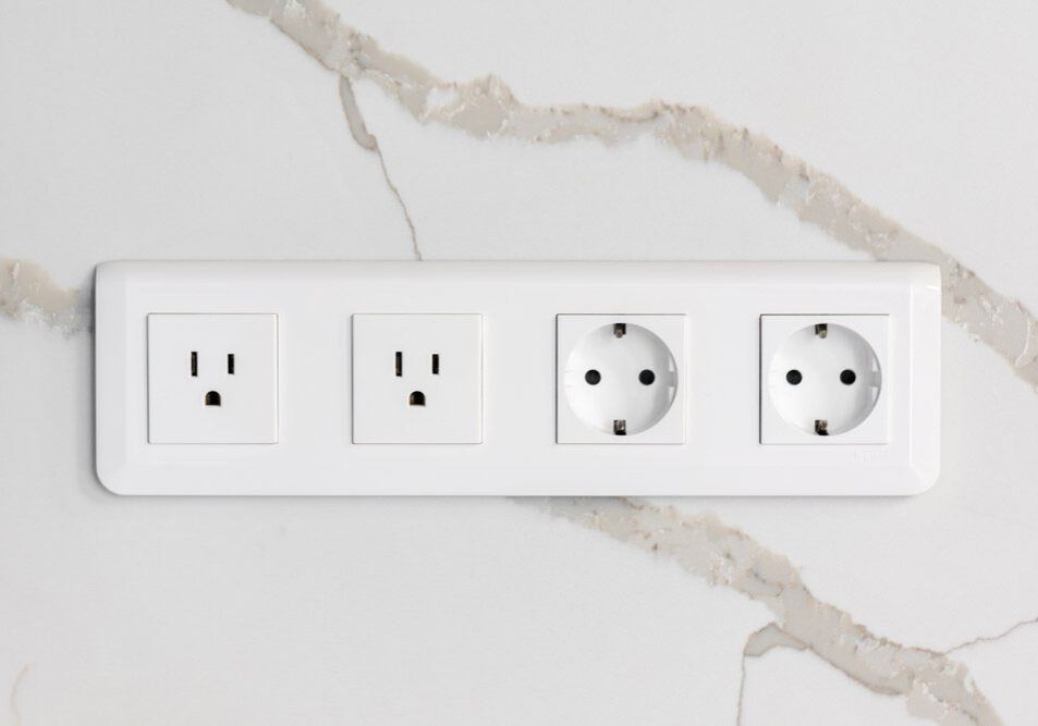 outlet on wall