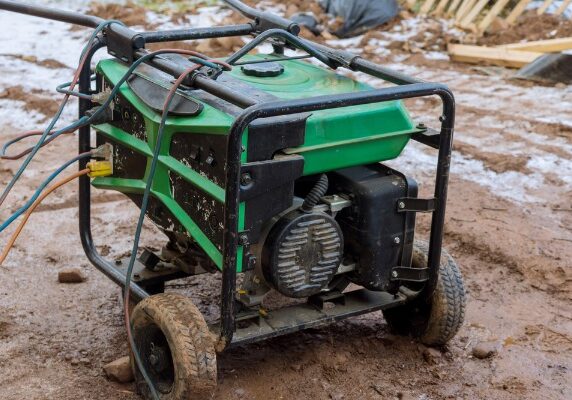 portable construction site generator