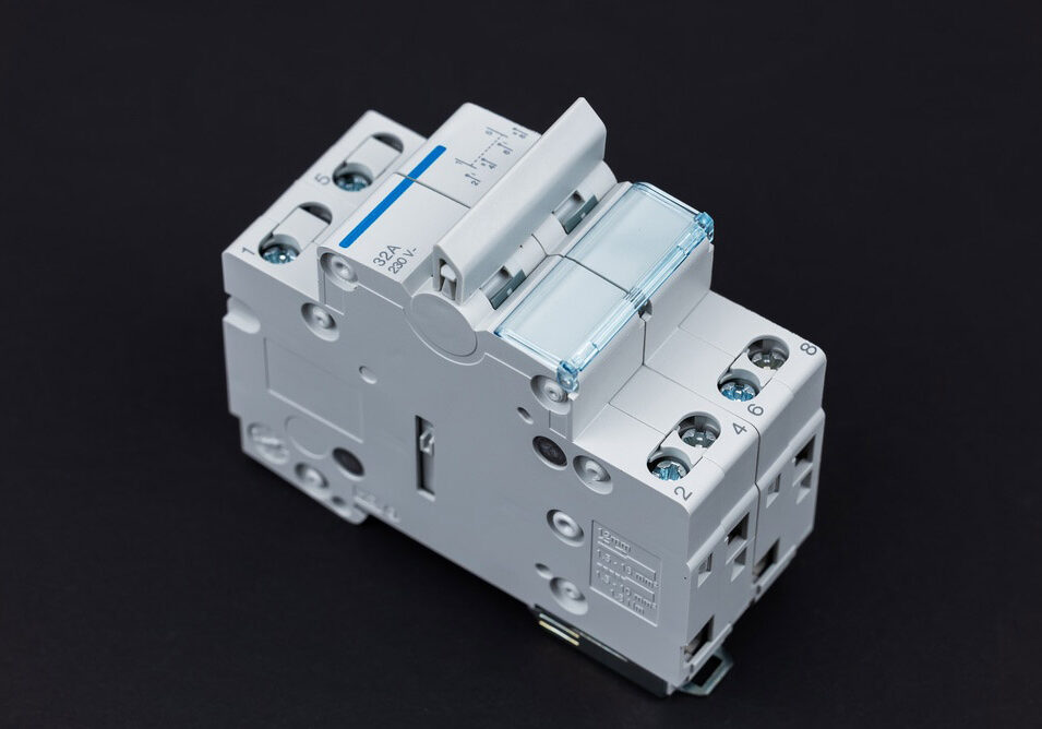 tech installing a transfer switch